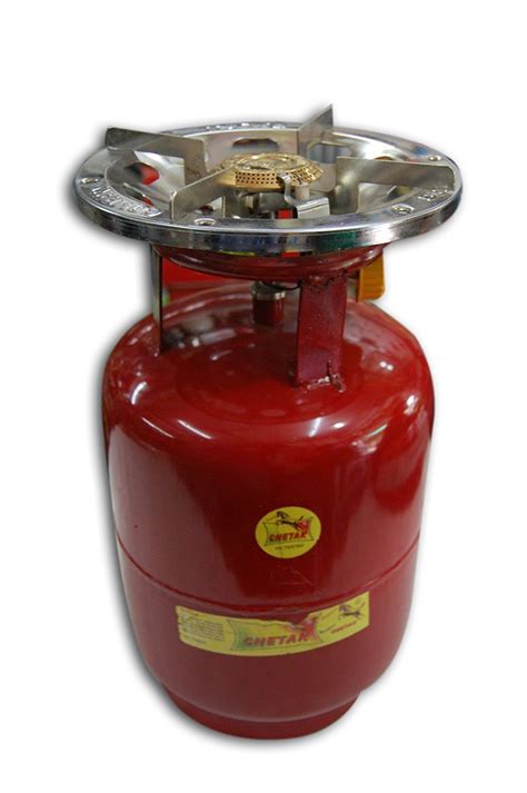 gas bottle and stove